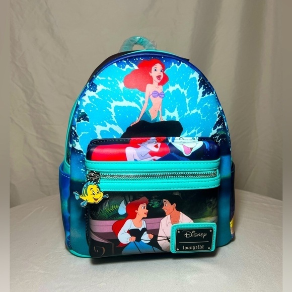 Loungefly Handbags - NWT Disney’s The Little Mermaid Princess Scenes Loungefly Mini Backpack